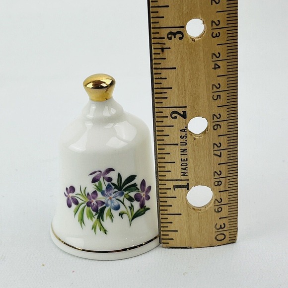 Danbury Mint Illinois Native Violet Official State Flower Bell Collection‎ - Picture 5 of 5